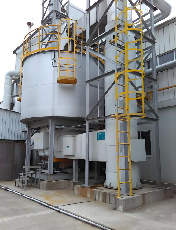 旋轉式RTO設備現場安裝圖 有機廢氣處理